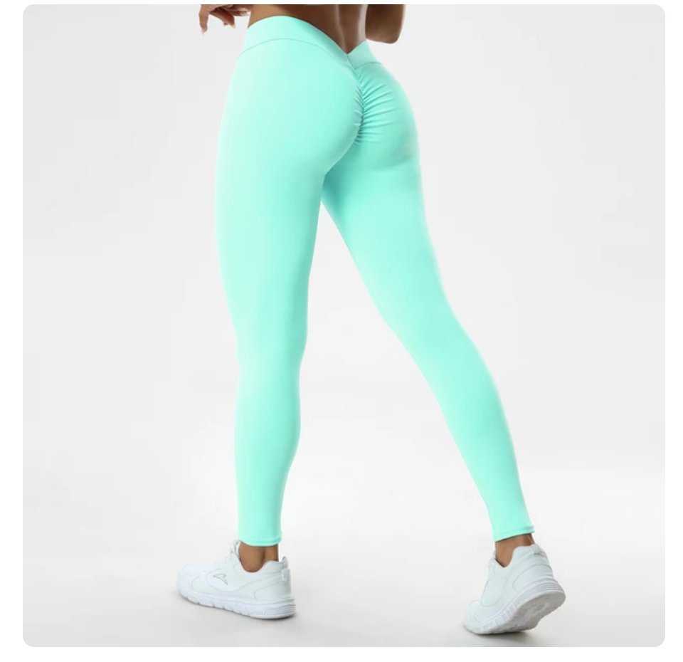 Sexy V Butt Push Up Fitness High Waist Pants
