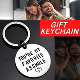 Funny Keychain Novelty Gag Gifts For Him Boyfriend Husband Valentine's Love Tag
