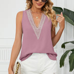 V-Neck Wide Strap Tank
