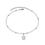 Sterling Silver Cute Anklet Bracelets Fashion Jewelry
