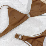 Plunge Spaghetti Strap Swim Set
