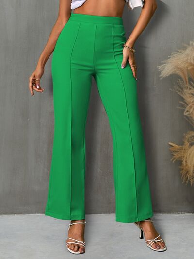 High Waist Straight Pants
