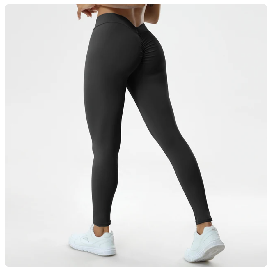 Sexy V Butt Push Up Fitness High Waist Pants
