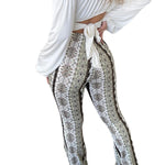 Women's  Flare Ethnic Print Pants
