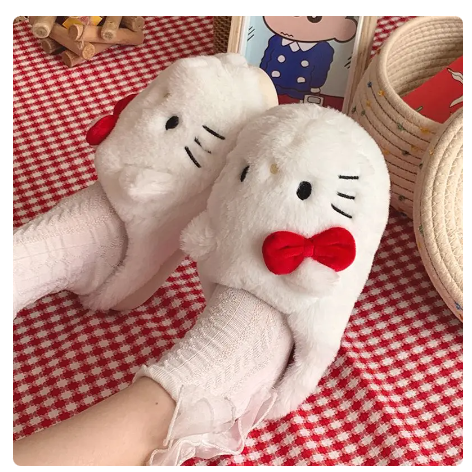 Plush Slippers
