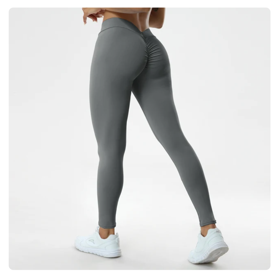 Sexy V Butt Push Up Fitness High Waist Pants
